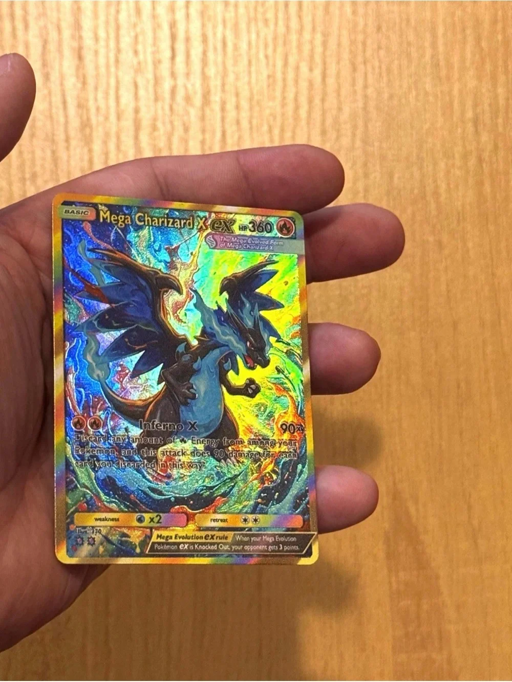 Mega Charizard x EX customized card